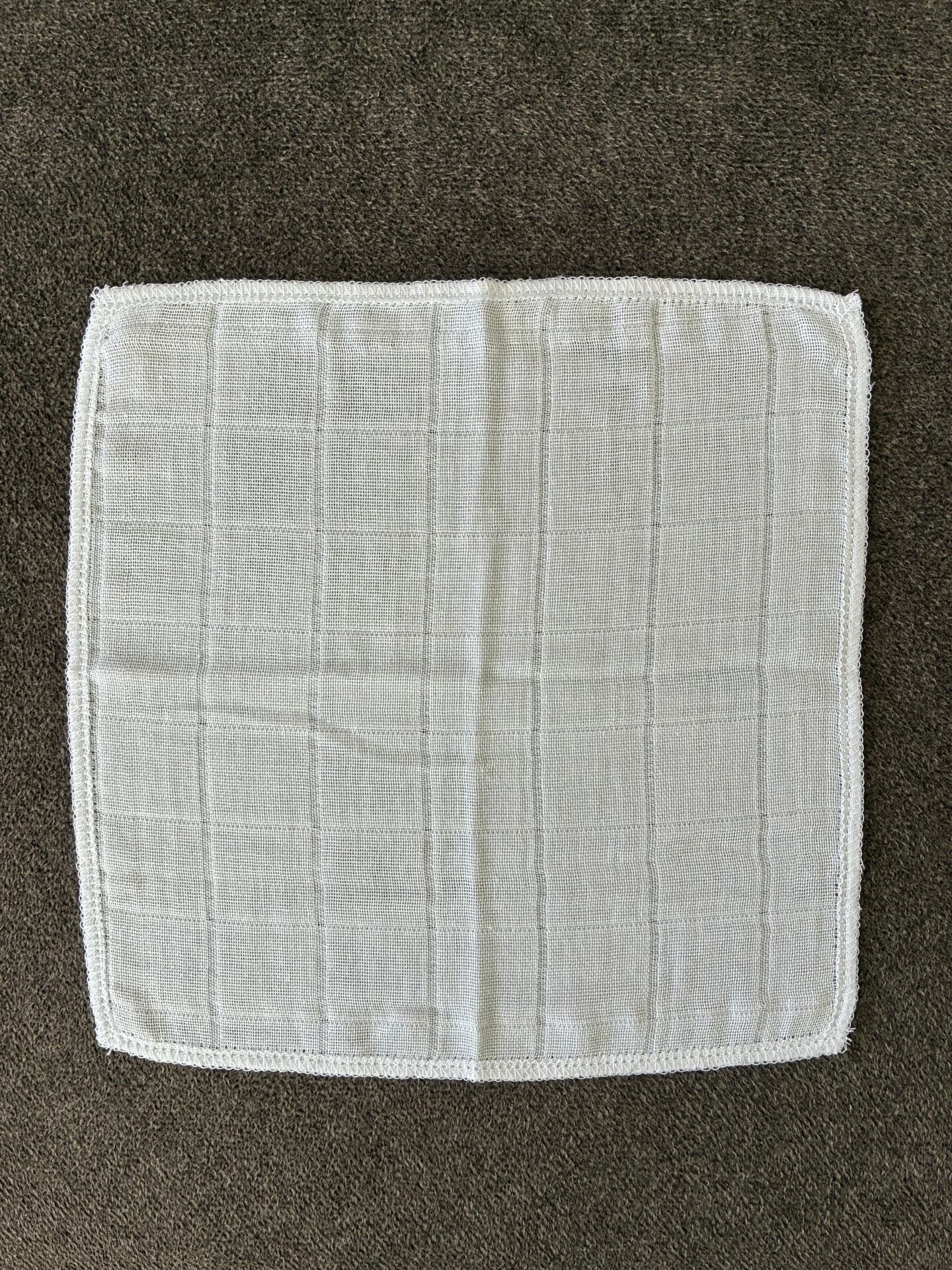 Bebek Ağız Mendili, 20*20 Cm. %100 Pamuk, Müslin Ağız Mendili, Bebek Ağız Bezi, Beyaz