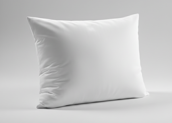 Yastık Kılıfı, 50x70+20, Kapaklı, Polycotton, Beyaz/