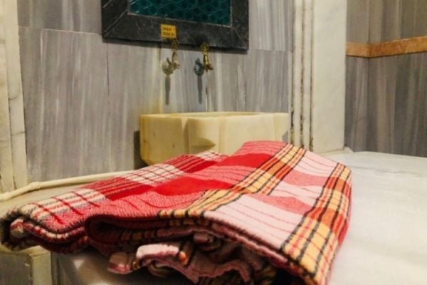 Hamam Peştemali, 80x175, 220 Gr. Kırmızı Klasik/