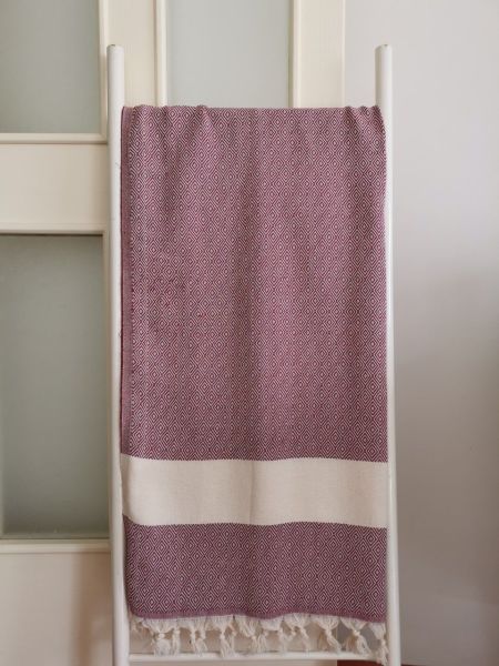 Peştemal, 100x180, Banyo Havlusu, Plaj Havlusu, Elmas Pembe