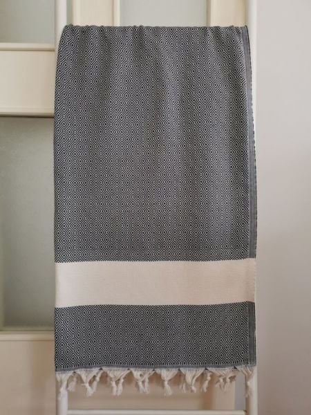 Peştemal, %100 Pamuk, 100x180, Banyo Havlusu, Plaj Havlusu, Elmas/ Kırmızı