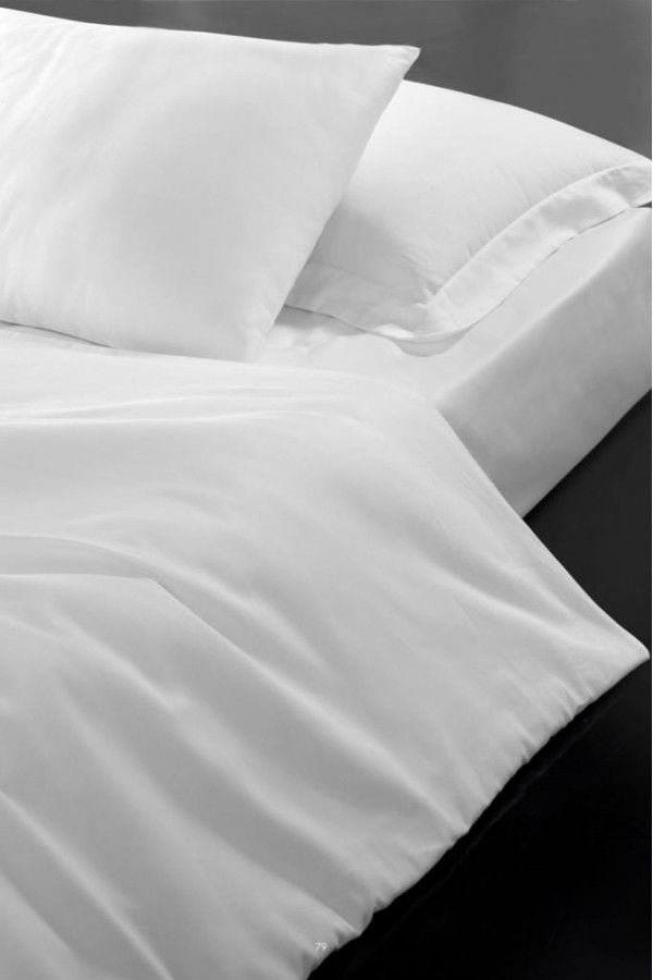 Nevresim, Polycotton, Beyaz, 60 Tel
