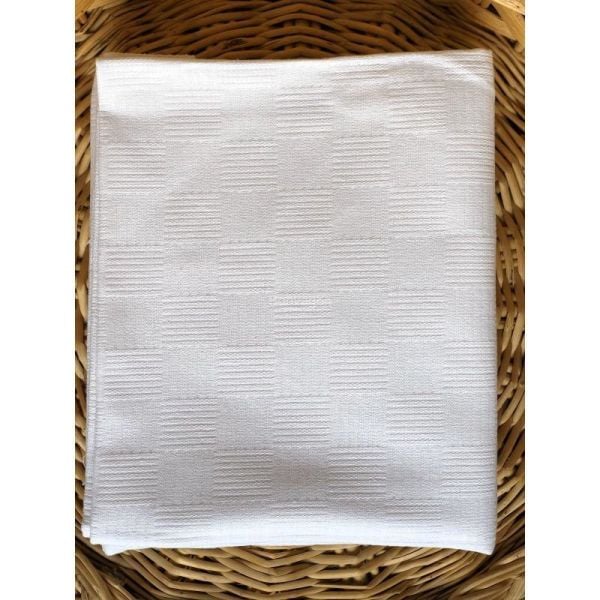 Beyaz Pike, Otel Pikesi, Pamuk, Küçük Dama Desenli