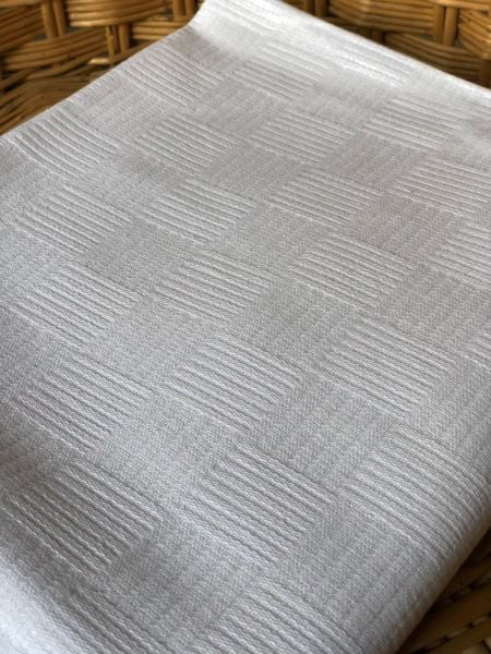 Beyaz Pike, Otel Pikesi, Pamuk, Küçük Dama Desenli