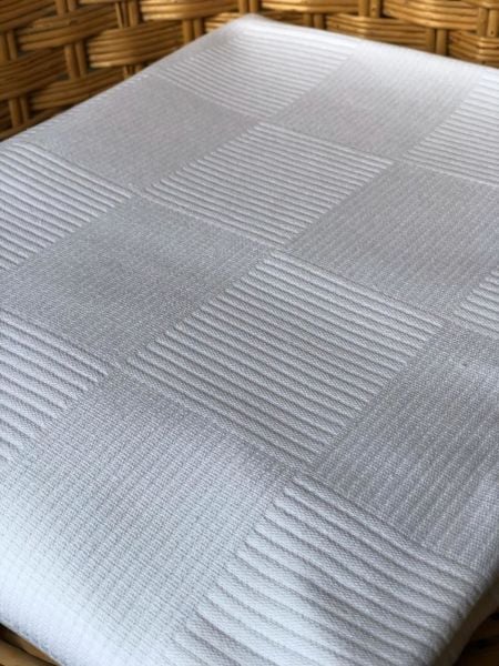Pike, Otel Pikesi, Optik, Büyük Dama Desenli, Beyaz