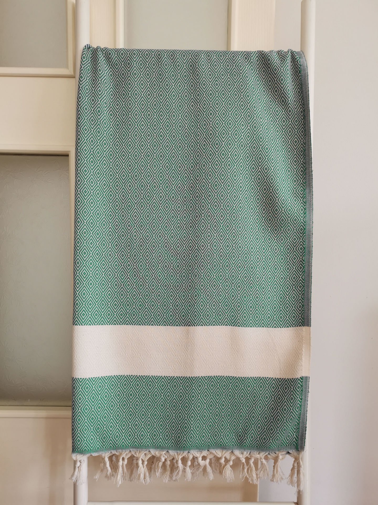 Peştemal, 100x180, Elmas Benetton Yeşili, Banyo Havlusu, Plaj Havlusu