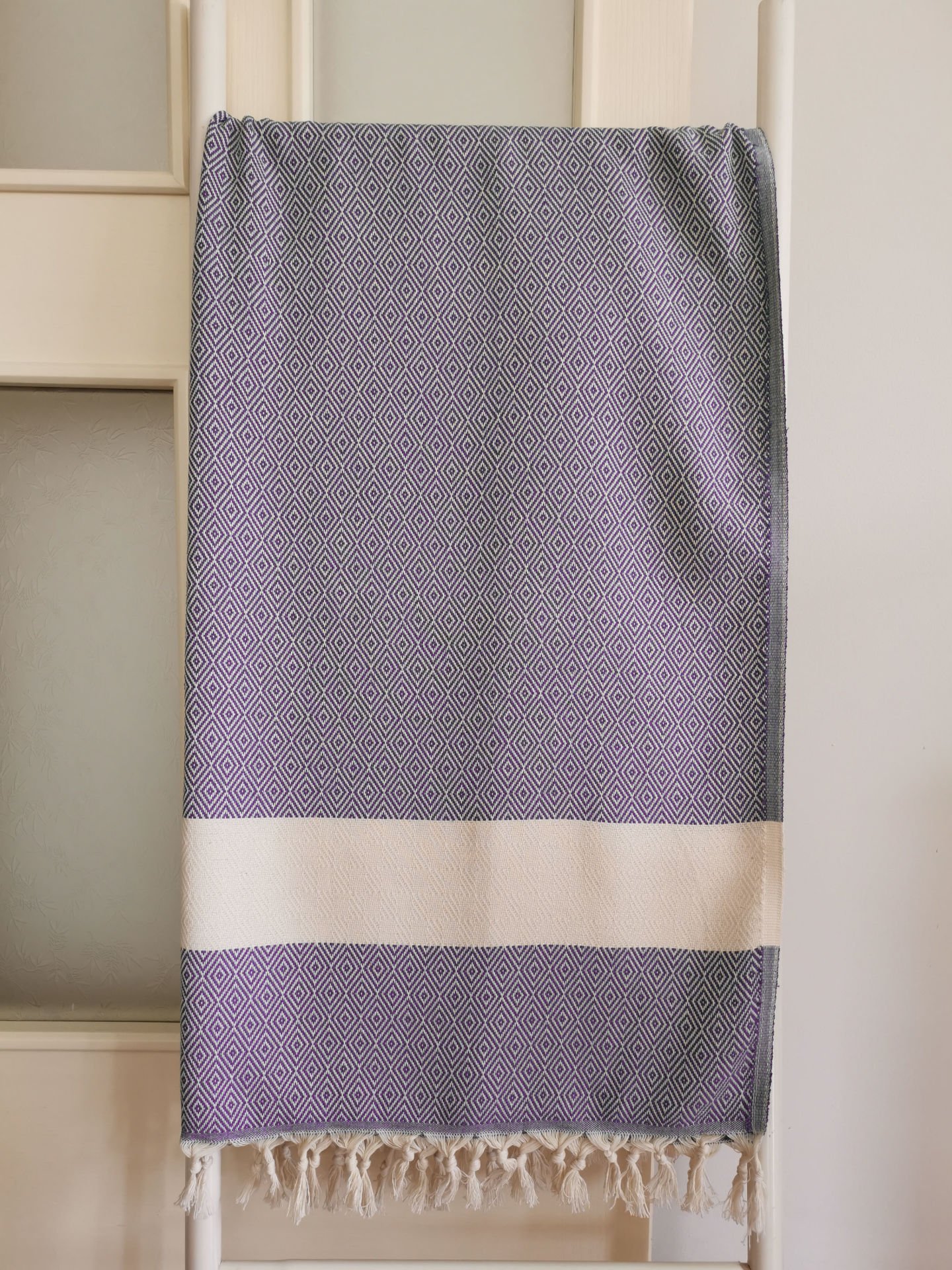 Peştemal, 100x180, Elmas Mor, Banyo Havlusu, Plaj Havlusu