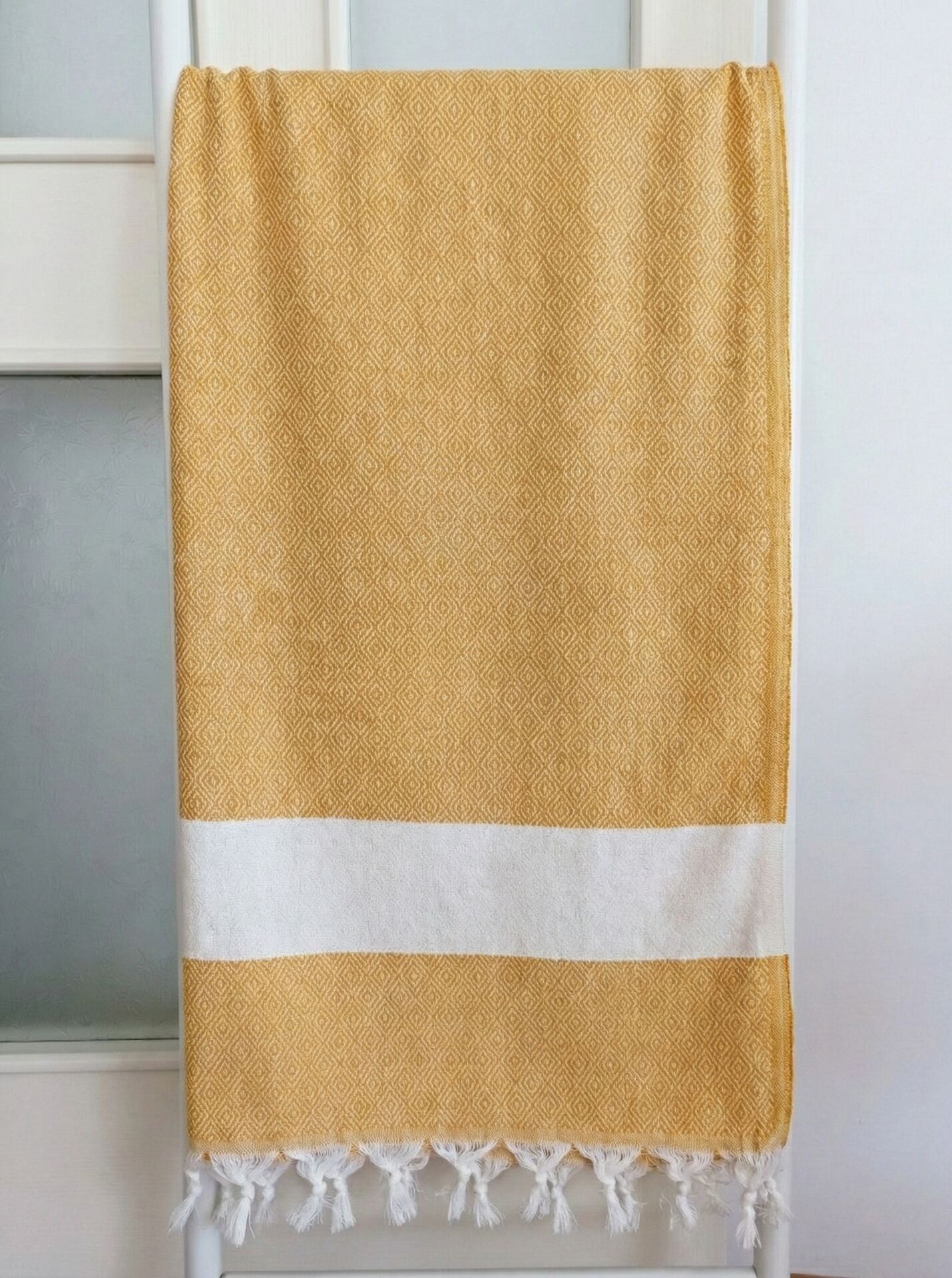 Peştemal, 100x180, Elmas Sarı, Banyo Havlusu, Plaj Havlusu/