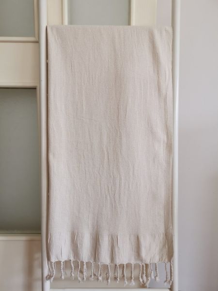 Peştemal, 90x180, Banyo Havlusu, Çift Yüz Petek Naturel