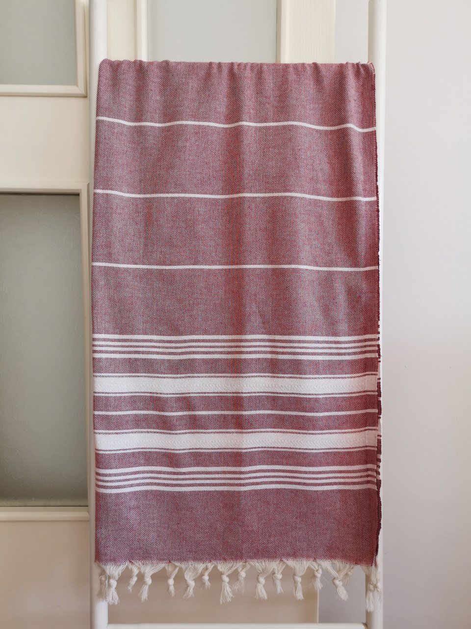 Peştemal, 100x175, Banyo Havlusu, Plaj Havlusu, Balıksırtı Mürdüm