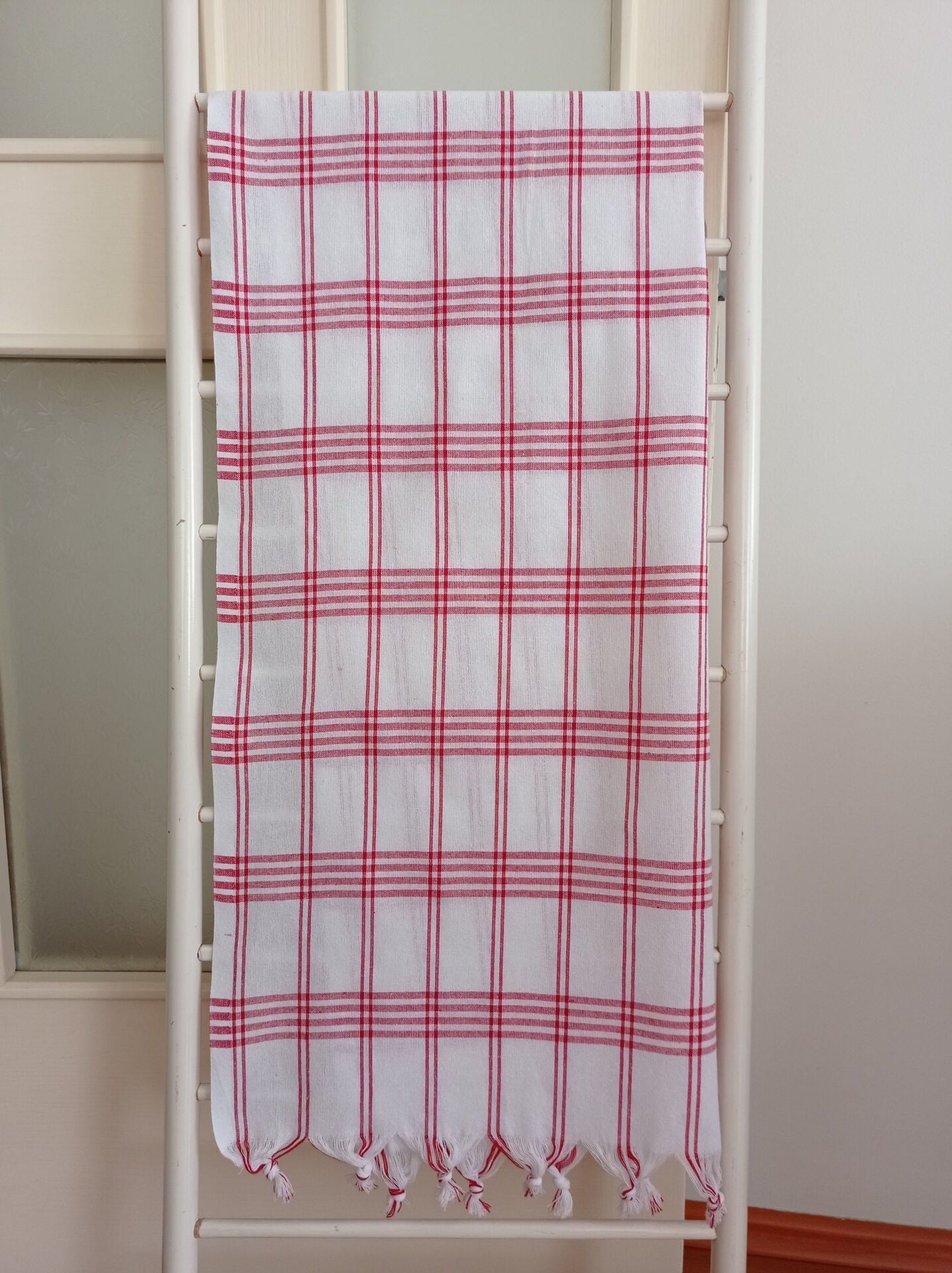 Hamam Peştemali, 80x175, 205 Gr. Çıkma Peştemal, Usta Peştemal/ Kırmızı