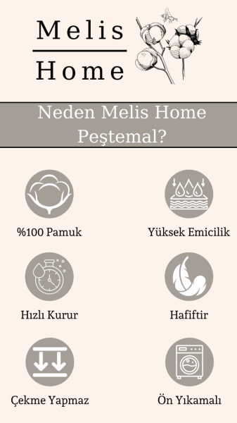 Peştemal, 100x180, Banyo Havlusu, Çift Katlı, Düz Bozkır/