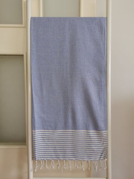 Peştemal, Banyo Havlusu, Plaj Havlusu, Petek Royal Mavi