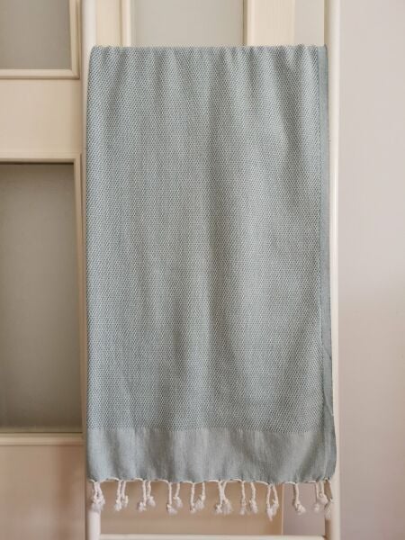 Peştemal, 90x180, Banyo Havlusu, Çift Yüz Petek Soft Yeşil*