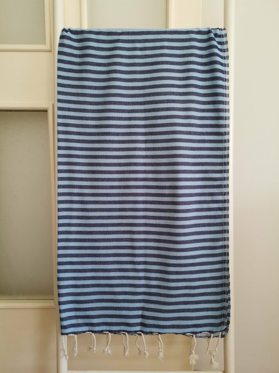 Peştemal, %100 Pamuk, 85x170, Plaj Havlusu, Zebra Mavi Lacivert