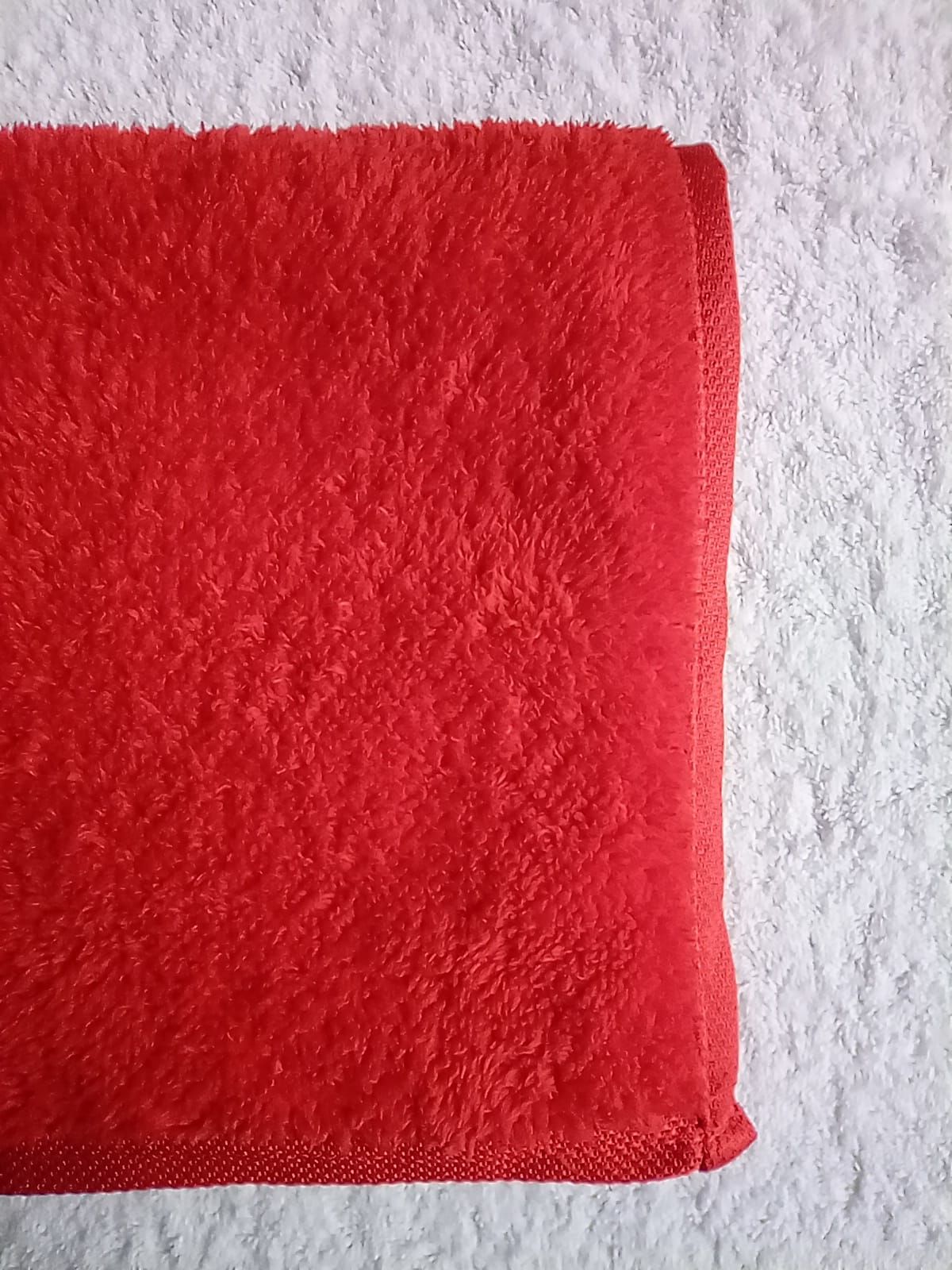 Boya Tutmayan, Kuaför Havlusu, 50x90, Polyester, Welsoft Havlu, Saç Havlusu, Baş Havlusu, Mikrofiber Havlu/ Kırmızı