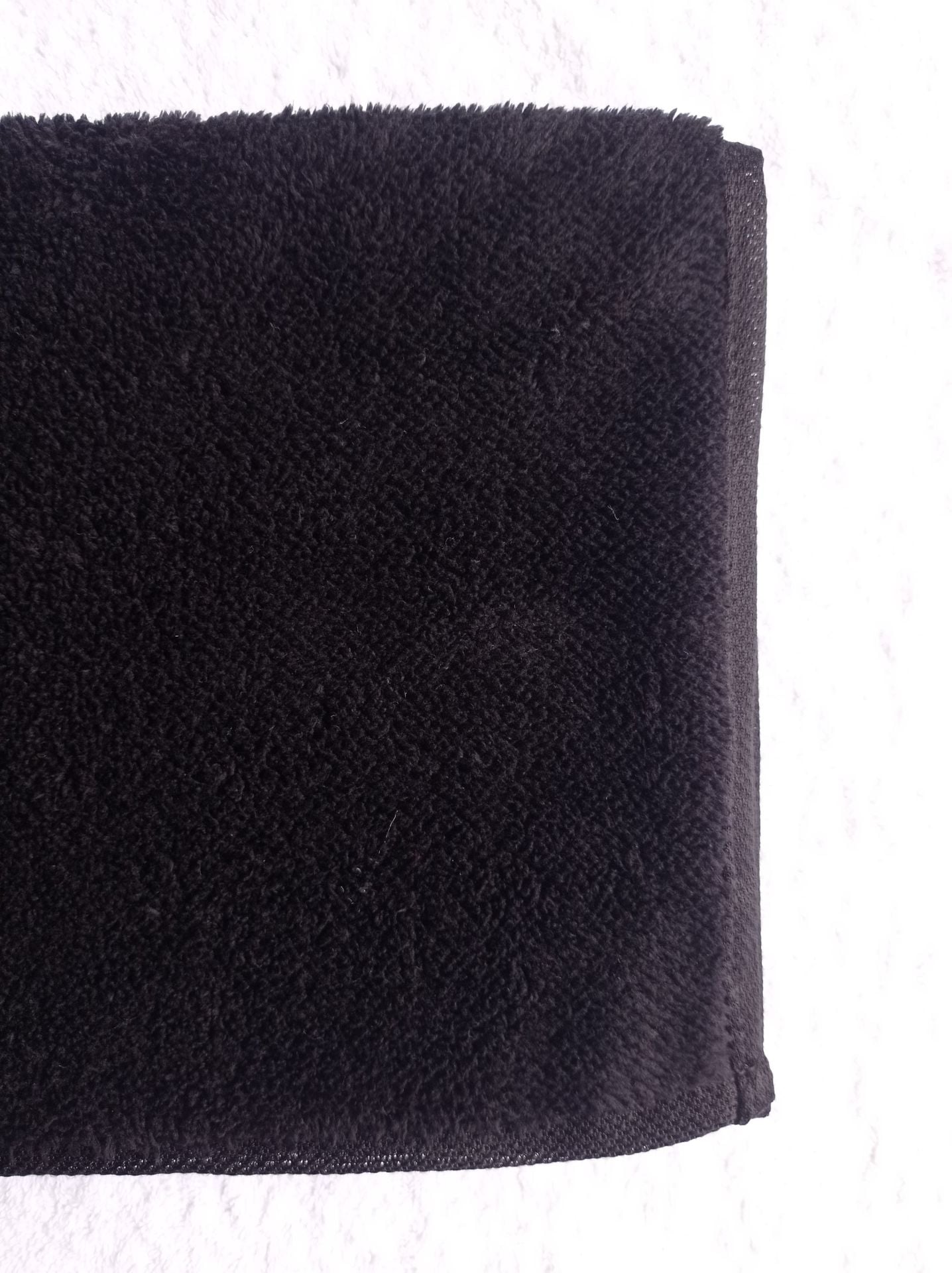 Boya Tutmayan, Kuaför Havlusu, 50x90, Polyester, Welsoft Havlu, Saç Havlusu, Baş Havlusu, Mikrofiber Havlu* Siyah