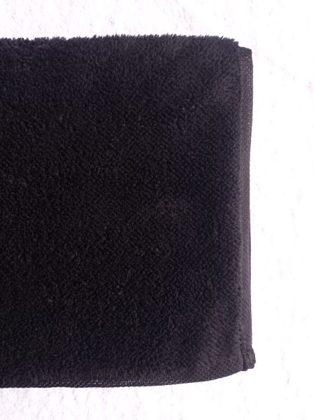 Boya Tutmayan, Kuaför Havlusu, 50x90, Polyester, Welsoft Havlu, Saç Havlusu, Baş Havlusu, Mikrofiber Havlu/ Siyah