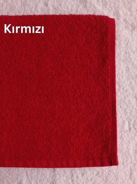 Kuaför Havlusu, Renkli, 50x90, 200 Gr.* Kırmızı