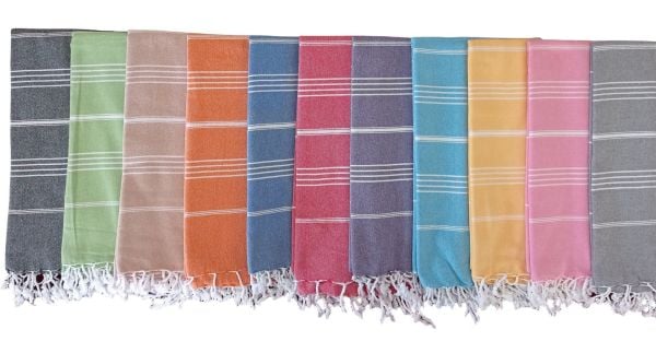 Peştemal, 100x180, Plaj Havlusu, %100 Pamuk, Sultan Renkleri