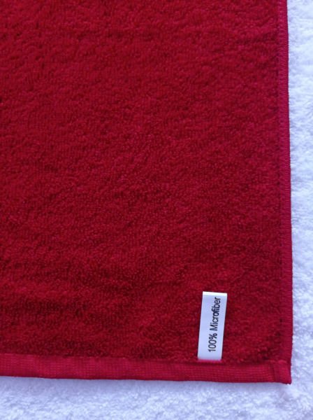 Boya tutmayan, Mikrofiber Havlu, 50x90, Saç Havlusu, Berber Havlusu, Kuaför Havlusu* Kırmızı