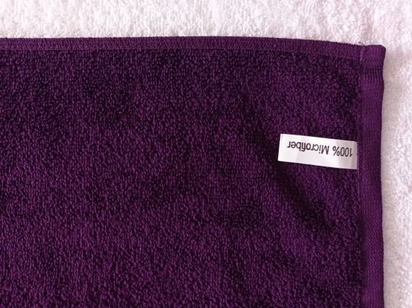 Boya tutmayan, Mikrofiber Havlu, 50x90, Saç Havlusu, Berber Havlusu, Kuaför Havlusu/ Mor