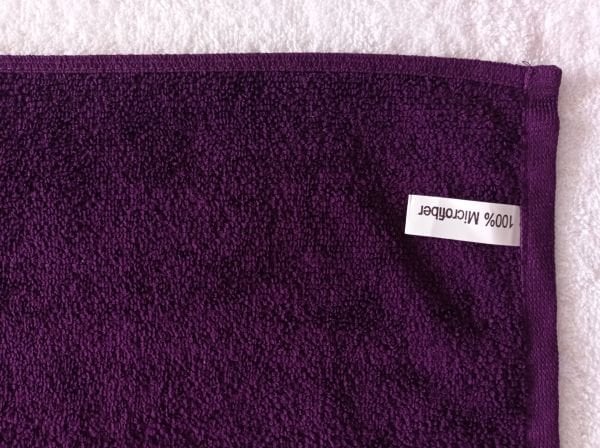 Boya tutmayan, Mikrofiber Havlu, 50x90, Saç Havlusu, Berber Havlusu, Kuaför Havlusu/ Mor