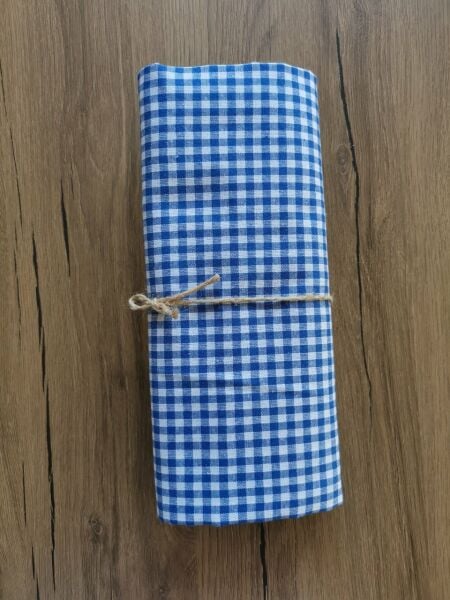 Masa Örtüsü, Kareli Mavi*