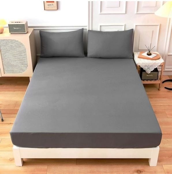 Nevresim Takımı, Polycotton, Gri, 57 Tel