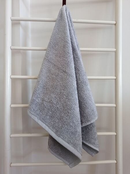 Banyo Havlusu, 70x140, Pamuk, 400 Gr. Otel Havlusu, Gri/