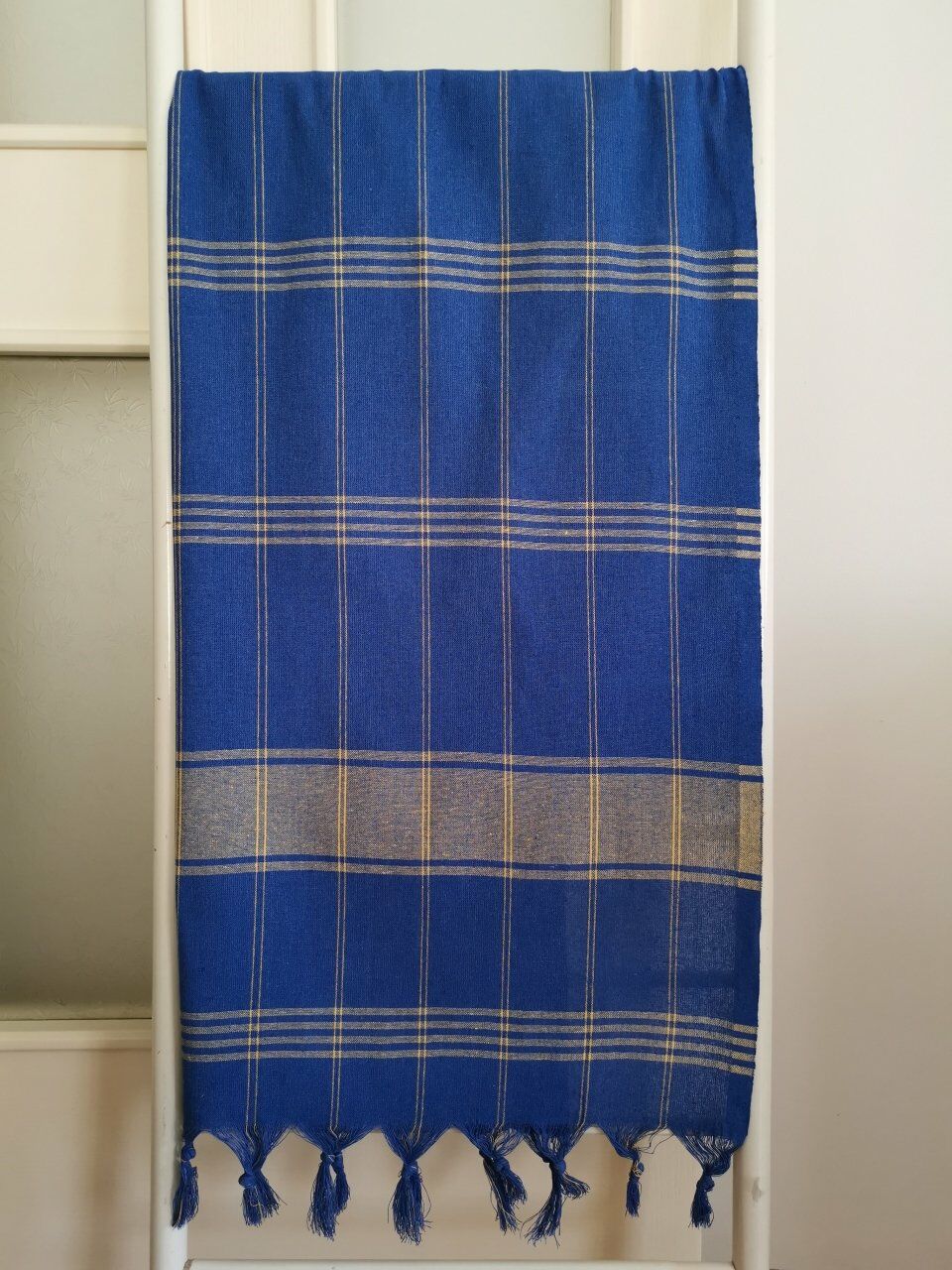 Hamam Peştemali, 80x180, 250 Gr. Sarı Lacivert