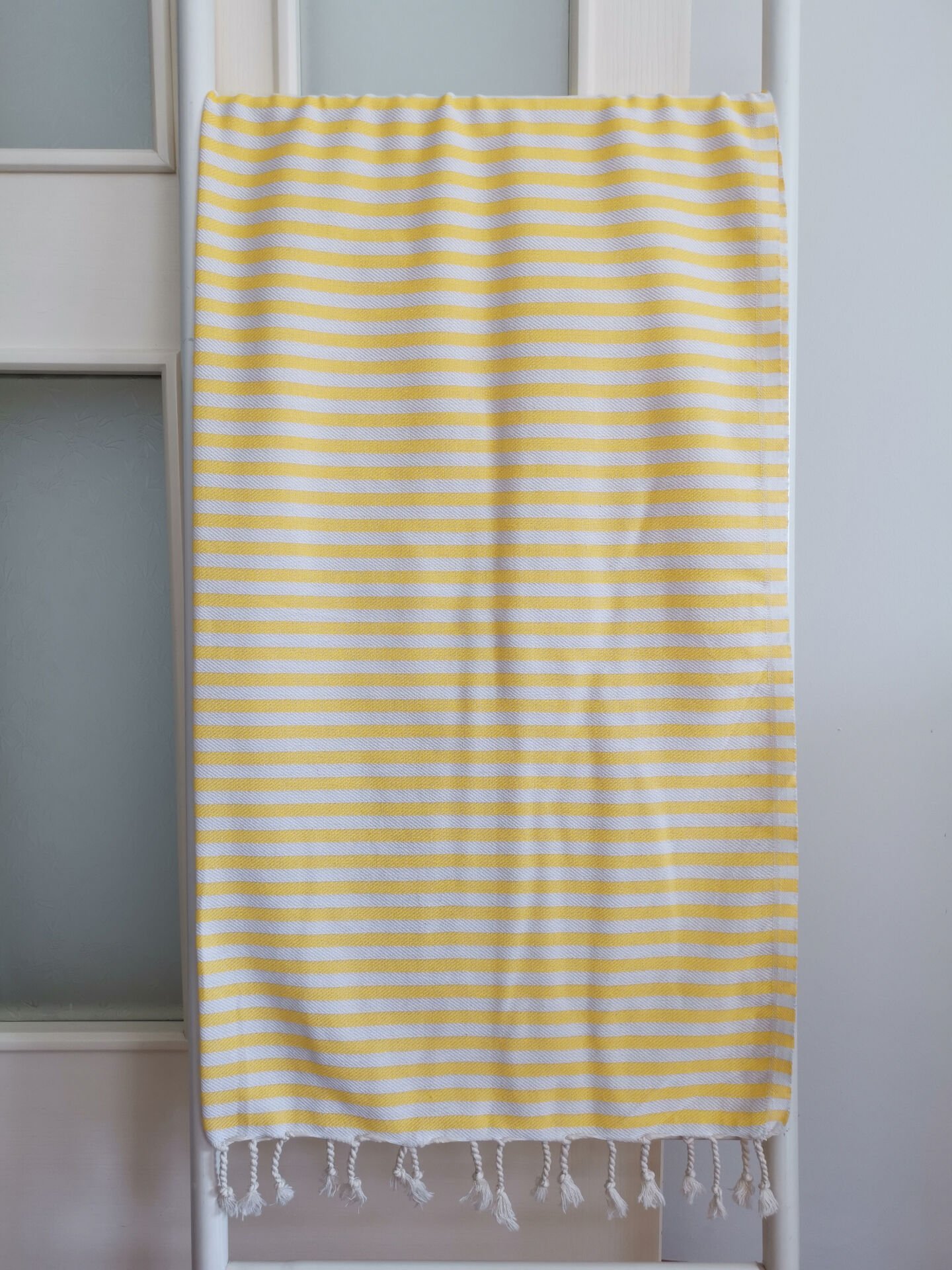 Peştemal, %100 Pamuk, 85x170, Plaj Havlusu, Zebra Sarı