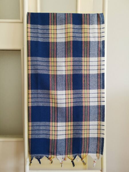 Hamam Peştemali, 80x180, 250 Gr. Mavi Klasik/