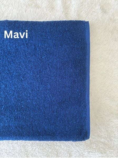 Kuaför Havlusu, Renkli, 50x90, 200 Gr.* Mavi