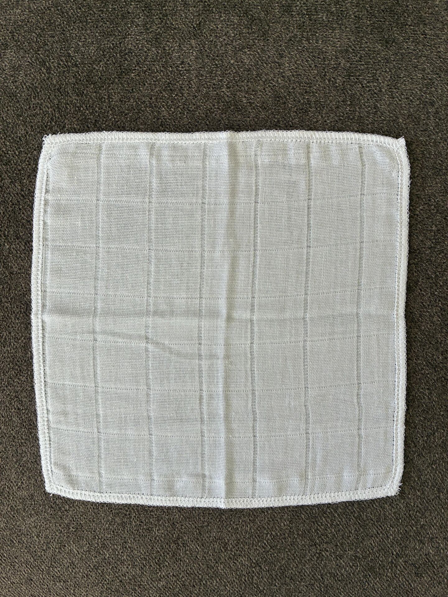 Bebek Ağız Mendili, 20*20 Cm. %100 Pamuk, Müslin Ağız Mendili, Bebek Ağız Bezi, Beyaz