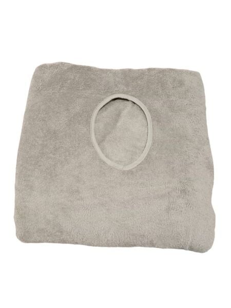 Sedye Havlusu, 150x220, Pamuklu, Delikli, Masaj Yatağı Havlusu, Vizon Renk