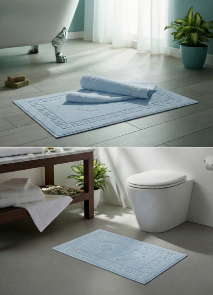 Ayak Havlusu, 50x70, Pamuk, 250 Gr. Mavi*