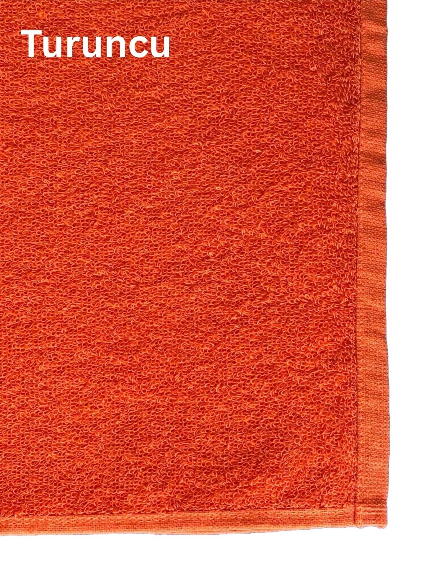 Kuaför Havlusu, Renkli, 50x90, 200 Gr./ Turuncu