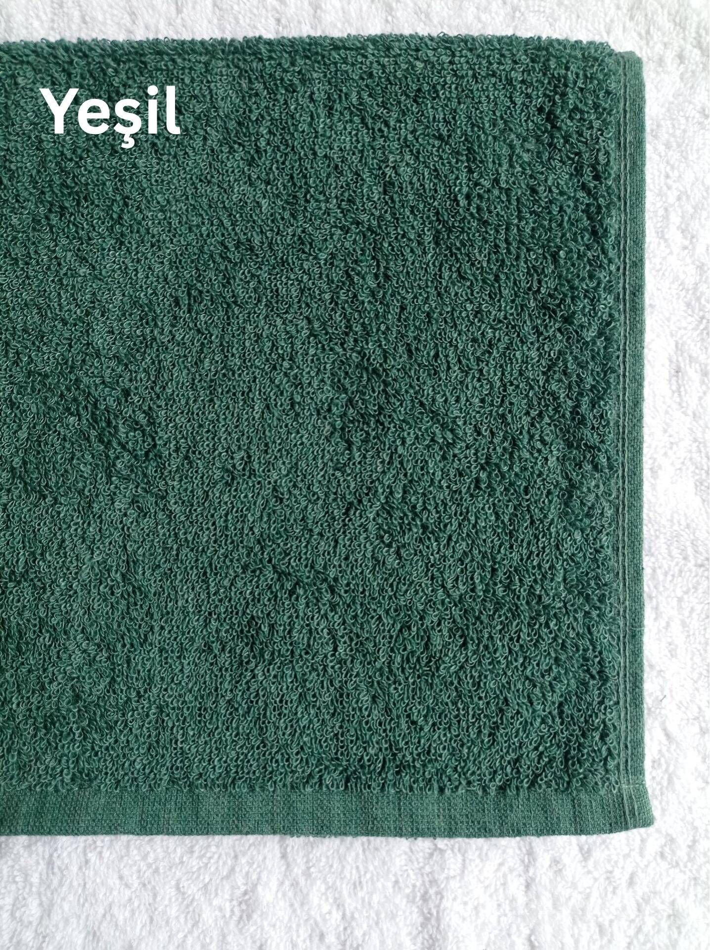 Kuaför Havlusu, Renkli, 50x90, 200 Gr./ Yeşil