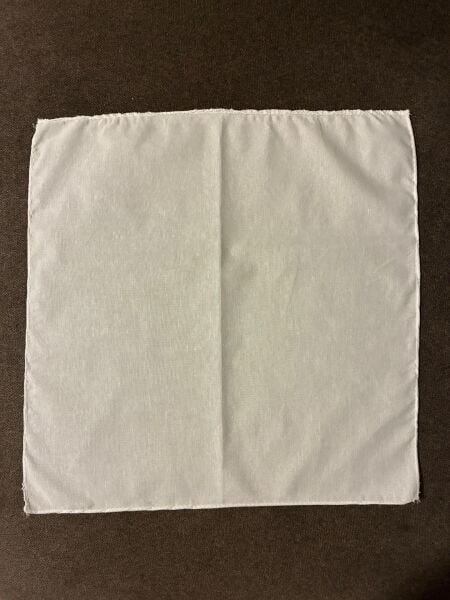 Hediyelik Mendil, 12 Adet, 35x35 cm. Polycotton, Okuluk Mendil, Beyaz