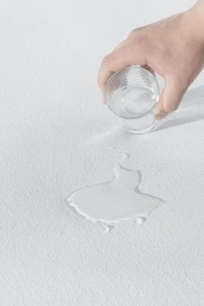 Pamuklu Sıvı Geçirmez Alez, 4 Köşe Lastikli