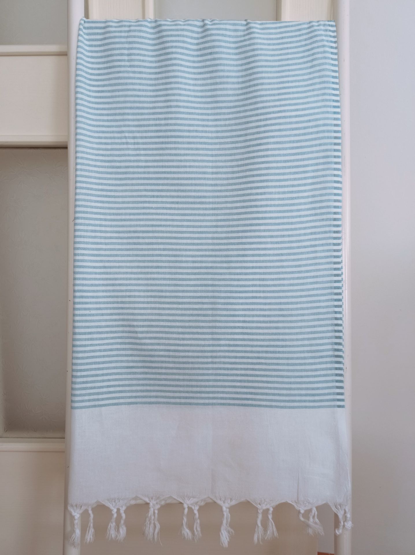 Peştemal, İnce Çizgili, 95x180, Turkuaz