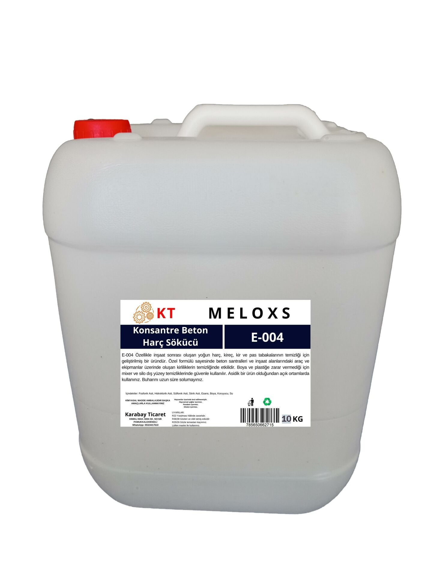 Beton Harç Sökücü, Konsantre 10 Kg