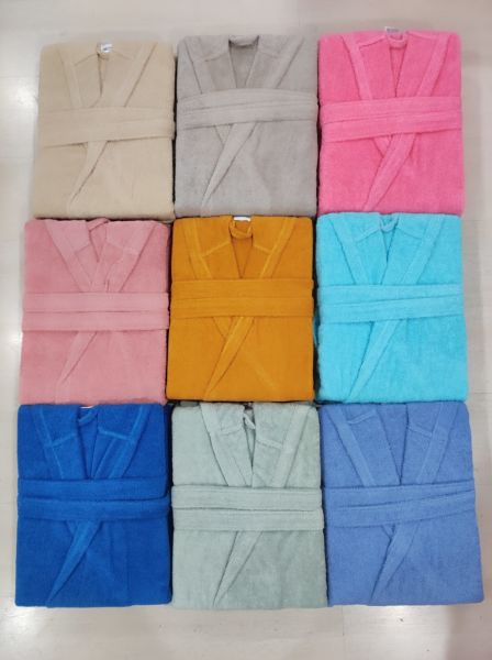 Bornoz, Havlu Bornoz, Şal Yaka, Sütlü Kahve, Bej