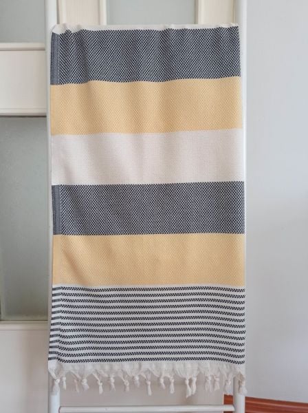 Peştemal, 100x180, Banyo Havlusu, Hasır Sarı/