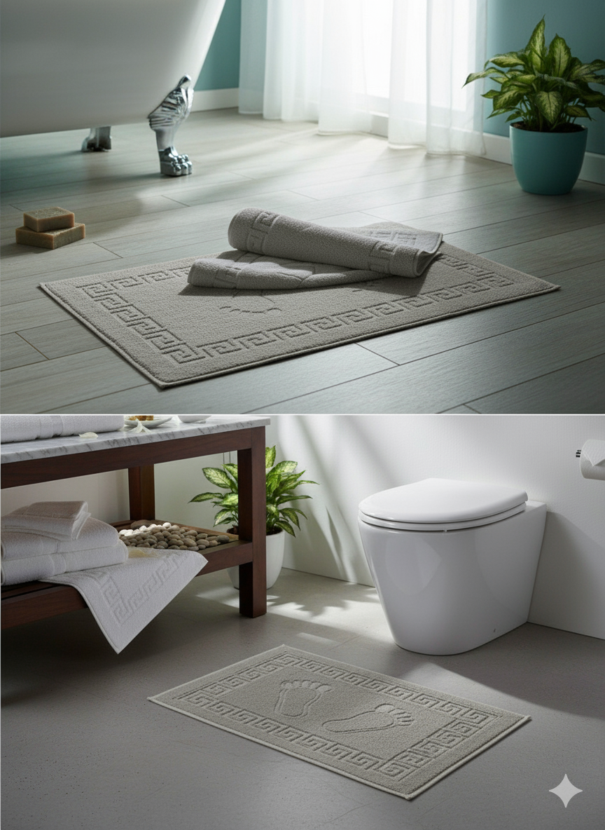 Ayak Havlusu, 50x70, Pamuk, 250 Gr. Füme/Antrasit*