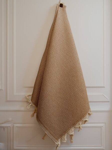 Peşkir, Havlu, 50x90, Sütlü Kahve-