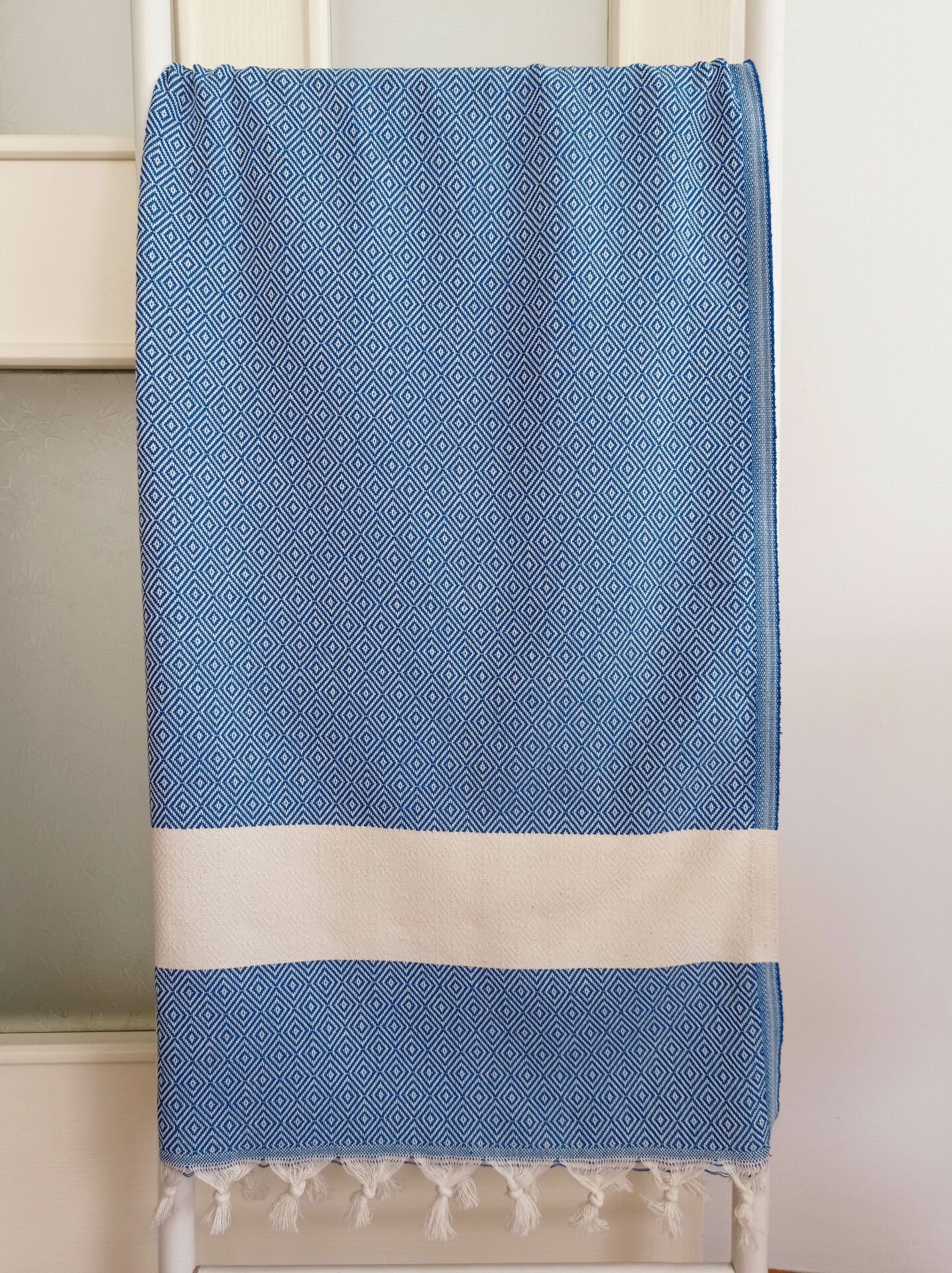 Peştemal, 100x180, Elmas Saks Mavi, Banyo Havlusu, Plaj Havlusu