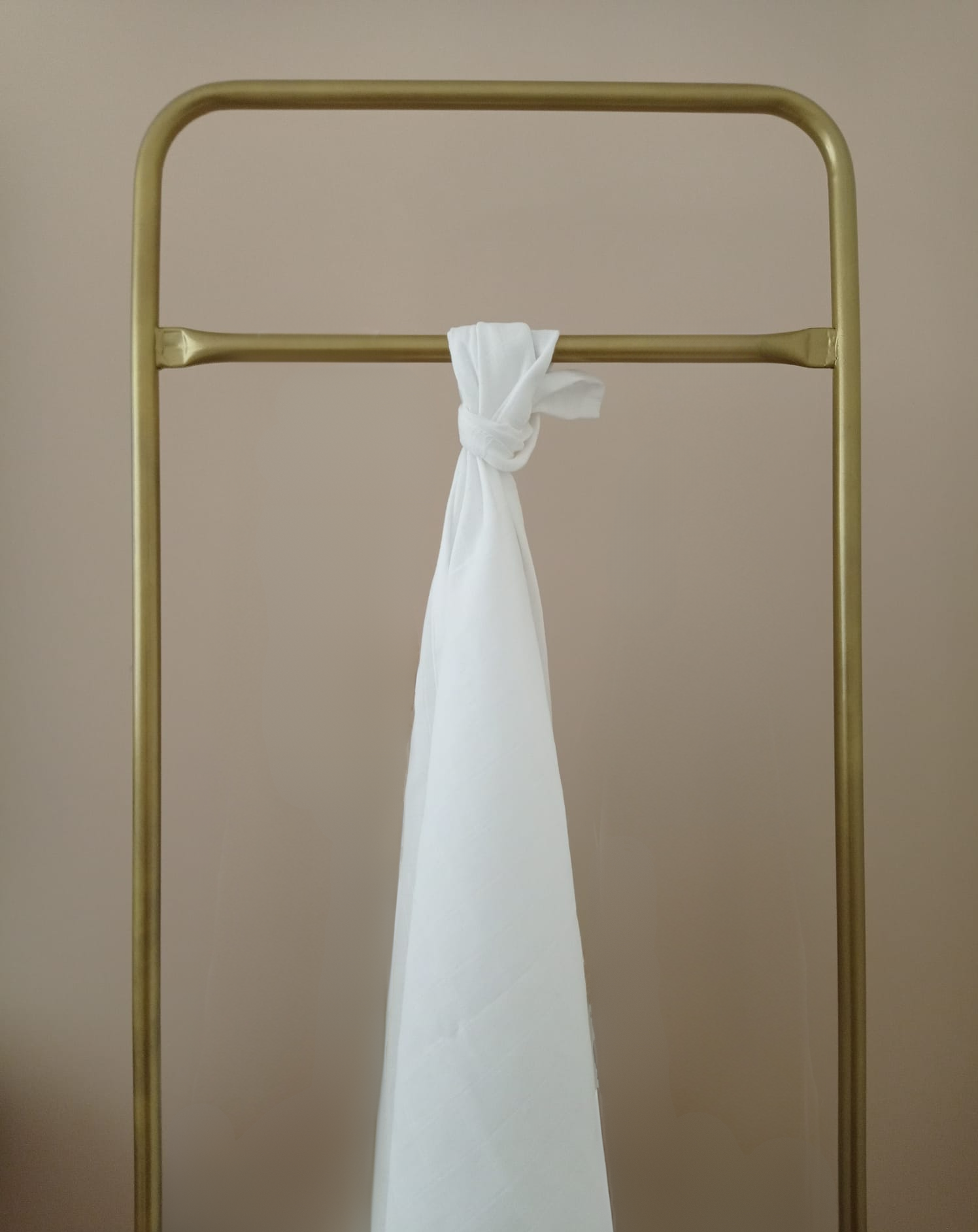 Müslin Bebek Örtüsü, 75x75 Cm. %100 Pamuk, Çift Katlı, Müslin Örtü, Beyaz/