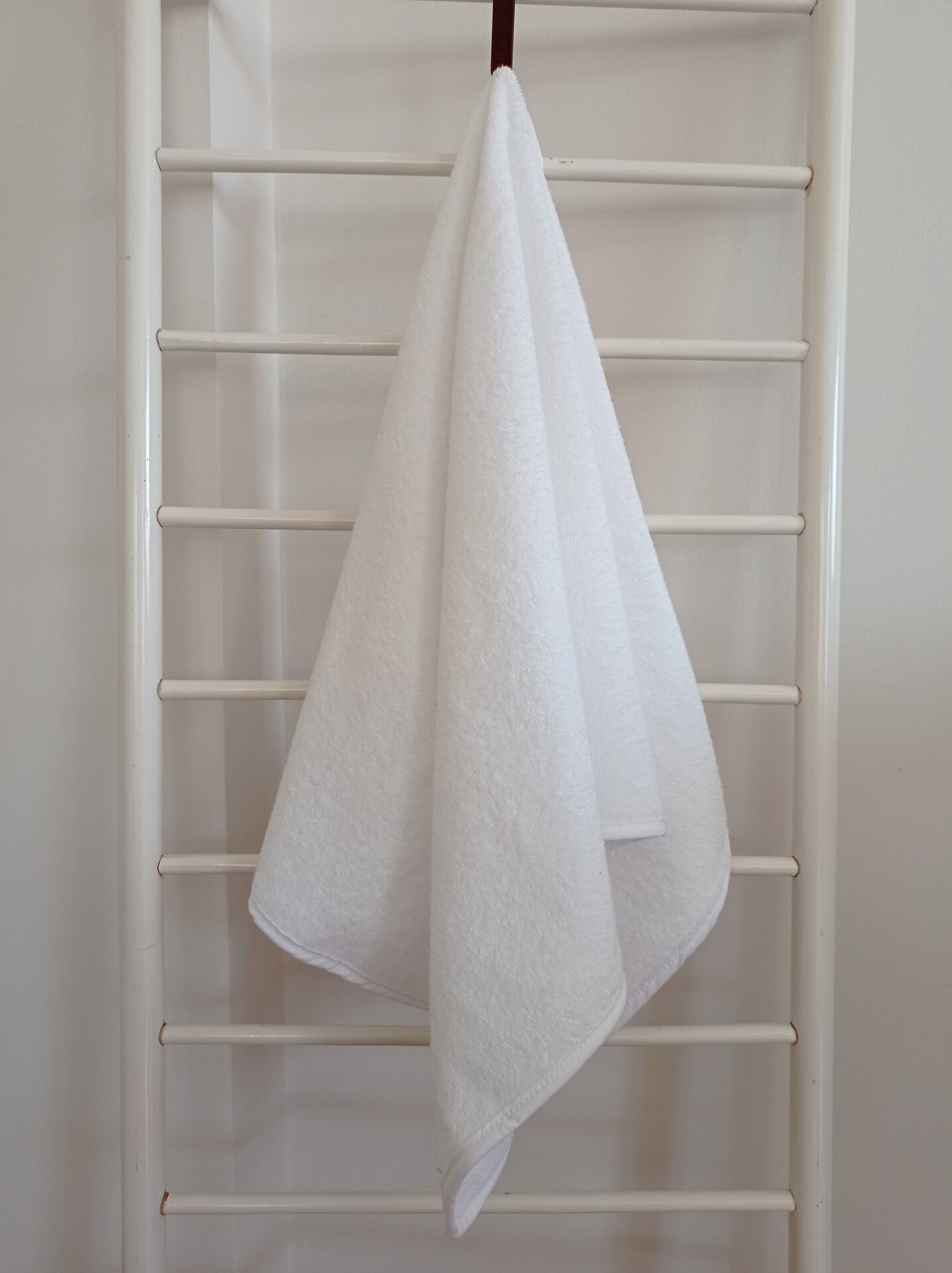 Banyo Havlusu, 90x150, 600 Gr., Pamuk, Otel Havlusu, Beyaz/